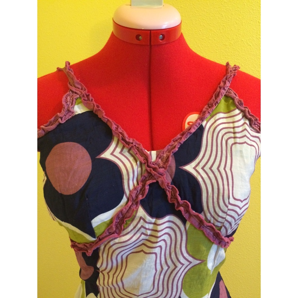 Solitaire Multicolor Geometric Dress - Picture 2 of 4